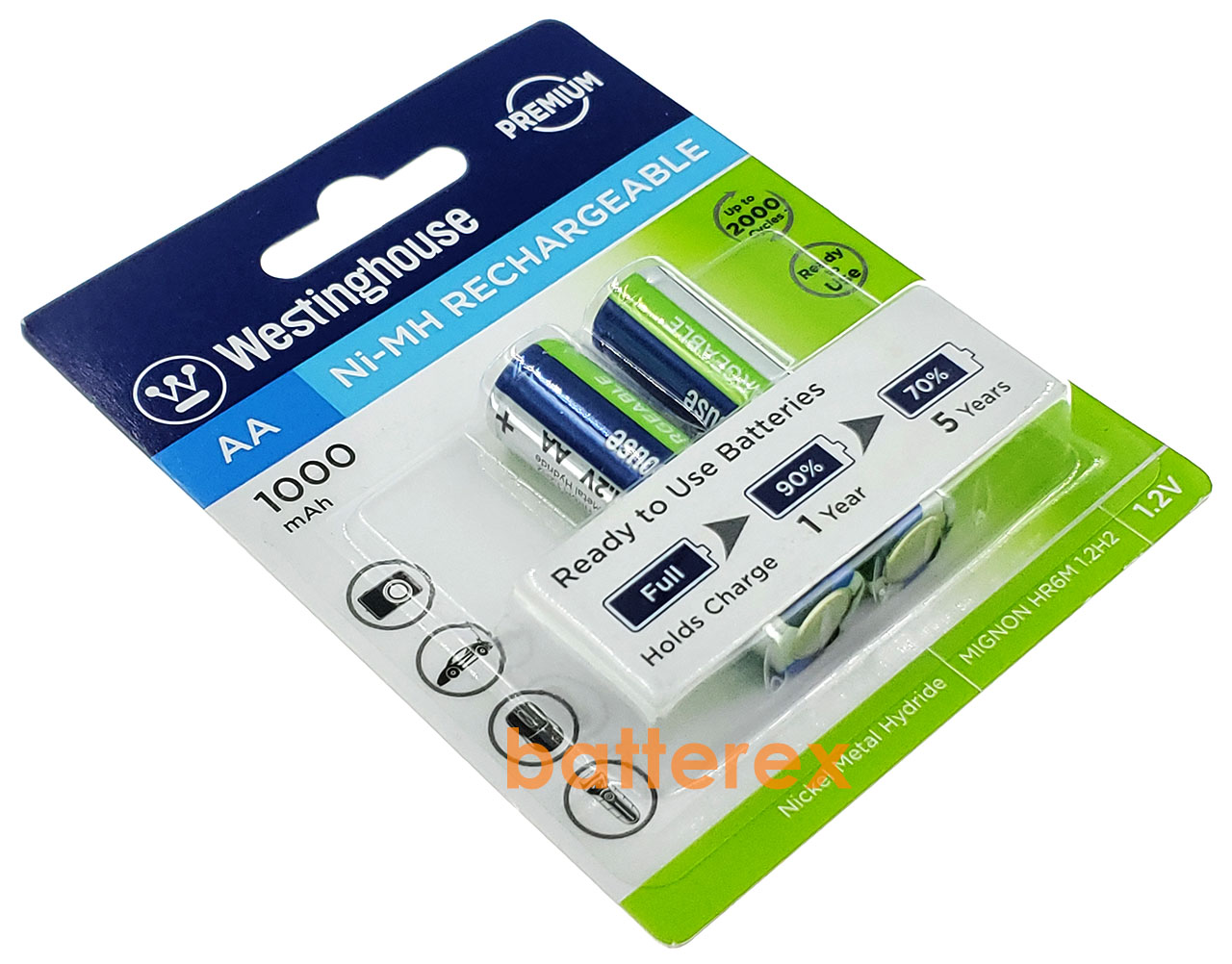 Аккумулятор АА Westinghouse 1000mah купить