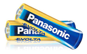 Батарейки лужні АА LR6 Panasonic Evolta Alkaline 1.5V, упаковка 4 шт. в блістері