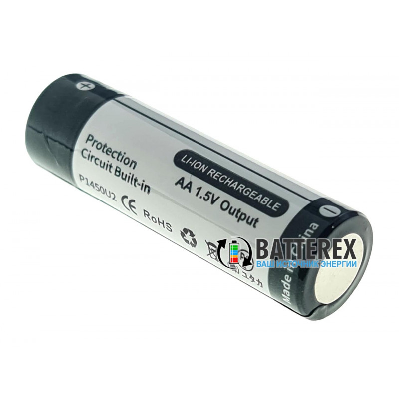 Літієвий АА акумулятор Li-ion 1.5V Keeppower 2260mah із зарядкою від USB