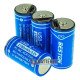 Аккумуляторы 16340 CR123A Beston 2100mWh 700mAh 3.0V Protected USB Type-C - упаковка 4 шт. в пластиковом боксе с двойным кабелем для зарядки