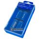Аккумуляторы 16340 CR123A Beston 2100mWh 700mAh 3.0V Protected USB Type-C - упаковка 4 шт. в пластиковом боксе с двойным кабелем для зарядки