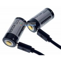 16340 CR123A Keeppower 1000mah 3.0V Protected micro USB - с защитой и зарядкой от USB
