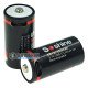 Акумулятор 16340 CR123A Soshine 550mah 3.7V Protected із зарядкою від USB Type-C