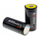 Аккумулятор 16340 CR123A RCR123 Soshine 600mah 3.0V LiFePO4 Protected