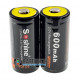 Аккумулятор 16340 CR123A RCR123 Soshine 600mah 3.0V LiFePO4 Protected
