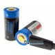 Аккумулятор 16340 CR123A с зарядкой от USB Vapcell 800mah 3,6V Protected с защитой 
