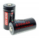 Аккумулятор 16340 (CR123a) Soshine 650mah 3,0V - номинальное напряжение 3В