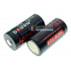 Аккумулятор 16340 (CR123a) Soshine 650mah 3,0V - номинальное напряжение 3В