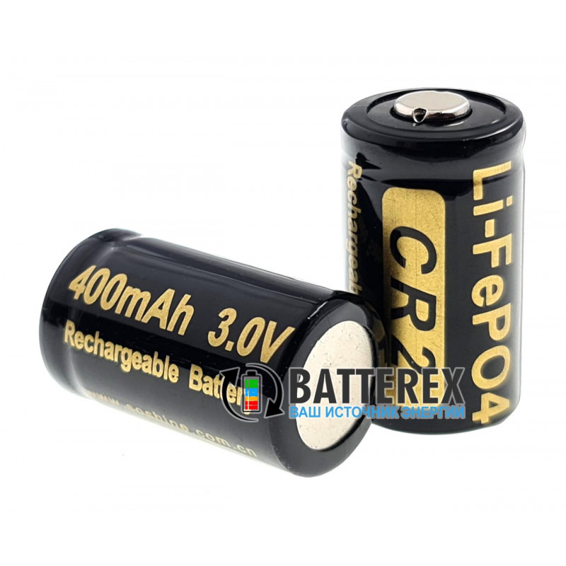 Аккумулятор CR2 (15266) Soshine 400mah 3,0V LiFePO4