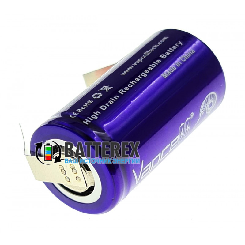 Акумулятор 18350 Vapcell M11 1100mah 3.6V 9A високотоковий із виводами під пайку