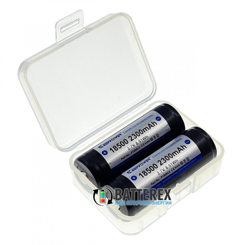 Аккумулятор Li-ion 18500 Keeppower 2300mah 3.7V Protected защитой