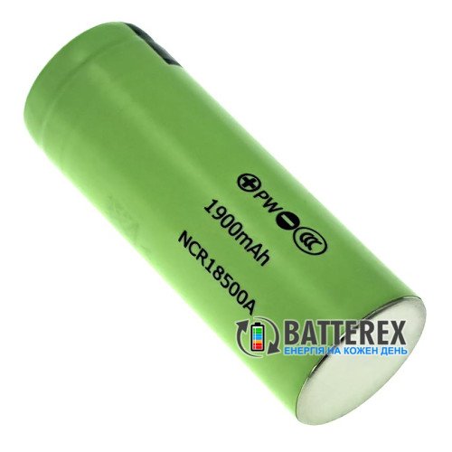 18500 Panasonic NCR18500A PW min.1900mah 3.6V 5A, оригінал, нова версія