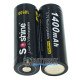 Аккумулятор Li-ion 18500 Soshine 1400mah 3.7V Protected с защитой