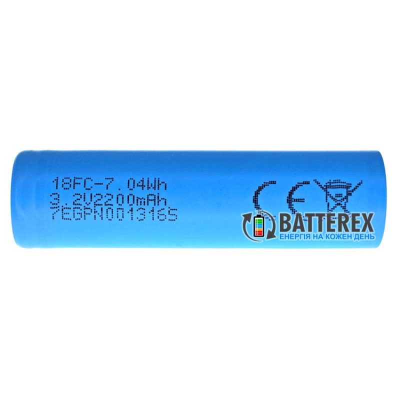 Аккумулятор 18650 LiFePO4 JGNE JGCFR18650 2200mah 3.2V 6.6A