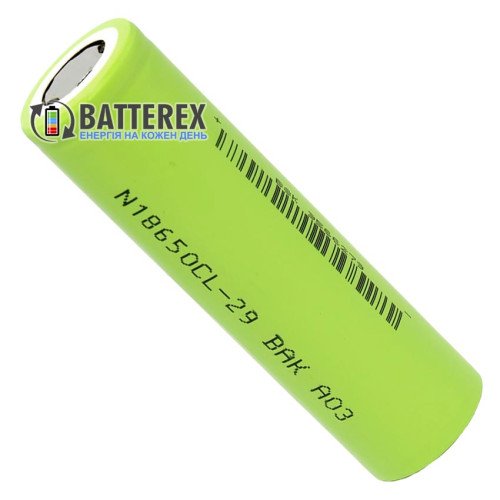 18650 BAK N18650CL-29 2900mAh 3.6V 8/12A без защиты