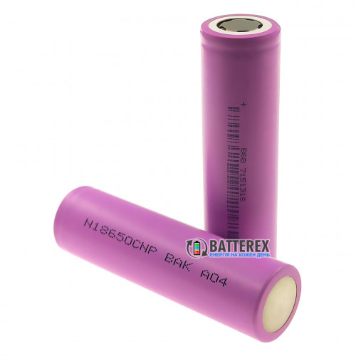 18650 BAK N18650CNP 2500mAh 3.6V 30A - высокотоковый - Оригинал