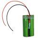 Акумуляторна збірка 1S2P 3.7V 7000mah із платою BMS із 2 акумуляторів 18650 LG MJ1 3500mah, силіконові дроти, термоусадка, для музичної колонки, для ліхтаря