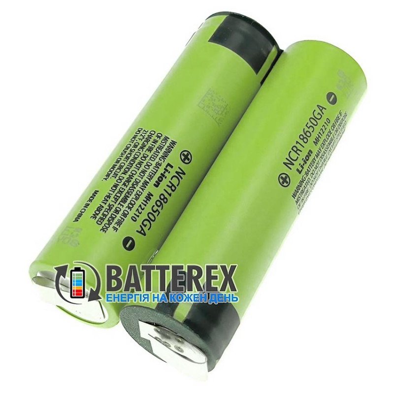 Сборка 18650 2S 7.4V 3500mah на базе аккумуляторов 18650 Panasonic NCR18650GA 3500mah 10А
