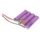 Батарея 2S2P 8.4V 7000mah із дротами та конектором із 4х акумуляторів 18650 Samsung INR 35E 3500mah для роутера, ДБЖ