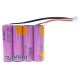 Батарея 2S2P 8.4V 7000mah із дротами та конектором із 4х акумуляторів 18650 Samsung INR 35E 3500mah для роутера, ДБЖ