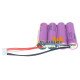 Батарея 2S2P 8.4V 7000mah із дротами та конектором із 4х акумуляторів 18650 Samsung INR 35E 3500mah для роутера, ДБЖ