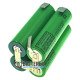 Акумуляторна збірка 2S2P 8.4V 7000mah із 4х акумуляторів 18650 LG INR MJ1 3500mah 10A