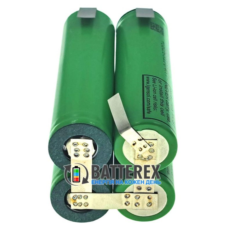 Акумуляторна збірка 2S2P 8.4V 7000mah із 4х акумуляторів 18650 LG INR MJ1 3500mah 10A