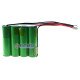 Збірка 2S2P 8.4V 7000mah із дротами та конектором 5-pin із 4х акумуляторів 18650 LG INR18650 MJ1 3500mah для UPS, ДБЖб роутера, безперебійника
