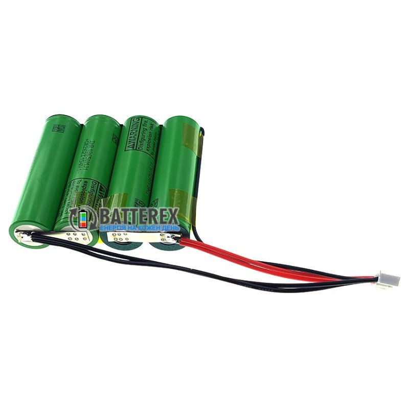 Збірка 2S2P 8.4V 7000mah із дротами та конектором 5-pin із 4х акумуляторів 18650 LG INR18650 MJ1 3500mah для UPS, ДБЖб роутера, безперебійника