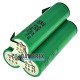 Збірка 3P1S 3.6-4.2V 7500mah із 3х акумуляторів 18650 Samsung 25R 2500mah 20A, паралельне з'єднання акумуляторів, трикутна форма