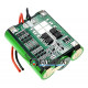 Акумуляторна збірка 3S 12V 10A 3500mah із платою BMS 3S FL15A із балансуванням із 3 акумуляторів 18650 LG MJ1 3500mah, силіконові дроти, термоусадка