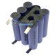 Аккумуляторная сборка 3S3P 11.1-12.6V 30A 10200mah из 9 аккумуляторов 18650 BAK N18650CP-34E 3400mah
