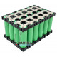 Сборка 4S6P 14,8V 15000mah из 24х аккумуляторов 18650 Samsung 25R 2500mah 20А (прямоугольная)