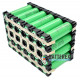 Сборка 4S6P 14,8V 15000mah из 24х аккумуляторов 18650 Samsung 25R 2500mah 20А (прямоугольная)