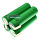 Збірка акумуляторна високотокова 4S 16V 2600mah 30/60A із 4х акумуляторів 18650 Sony Murata VTC5 3.6V 2600mah 30A, прямокутна форма 2х2