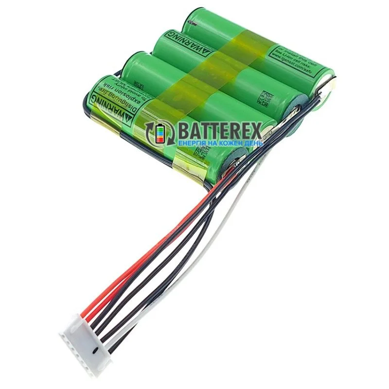 Аккумуляторная сборка 4S1P 14.4-16.8V 3500mah с проводами и