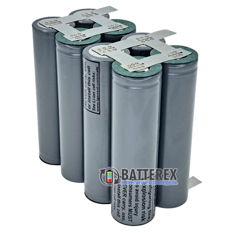 Акумуляторна збірка 4S2P 14.8-16.8V 12A 5700mah із 8 акумуляторів 18650 LG INR18650 M29 2850mah 3.7V 6A