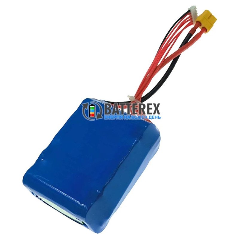 Аккумуляторная сборка 5S2P 21V 60A 5200mah из 10 аккумуляторов 18650 Sony Murata VTC5 2600mah, силовые провода AWG12 и разъём XT60, балансировочный разъём 6-pin, термоусадка