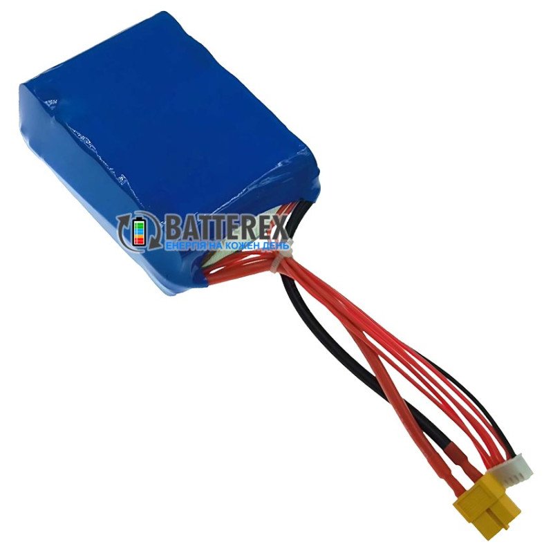 Аккумуляторная сборка 5S2P 21V 60A 5200mah из 10 аккумуляторов 18650 Sony Murata VTC5 2600mah, силовые провода AWG12 и разъём XT60, балансировочный разъём 6-pin, термоусадка