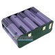 Акумуляторна збірка 5S2P 21V 40A 6000mah із 10 акумуляторів 18650 LG HJ2 3000mah, силові дроти AWG12 та роз'єм XT60, балансувальний роз'єм 6-pin, термоусадка