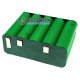 Аккумуляторная сборка 5S2P 21V 60A 5200mah из 10 аккумуляторов 18650 Sony Murata VTC5 2600mah, силовые провода AWG12 и разъём XT60, балансировочный разъём 6-pin, термоусадка