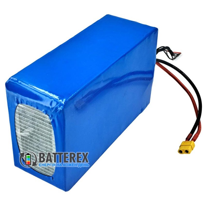 Акумуляторна збірка 6S10P 35000mah 21.6-25.2V 100A з 60 акумуляторів 18650 LG INR MJ1 3500mah для БПАК Лелека
