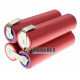 Сборка 18650 4S 14.8V 3500mah 10A из 4х аккумуляторов 18650 Sanyo NCR18650GA 3500mah 10А (прямоугольная)