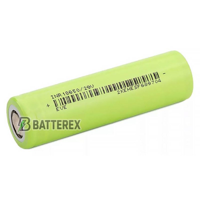 Аккумулятор літій-іонний 18650 EVE INR18650-29V 2850mAh 3.6V 8.4A
