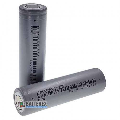 18650 EVE INR18650-35V 3500mAh 3.6V 10A без защиты