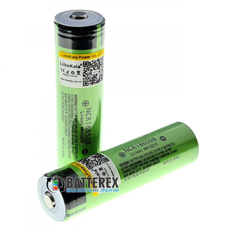 Акумулятор 18650 з випуклим контактом плюс Liitokala Lii-34B-JT 3400mah 3.7V Button Top