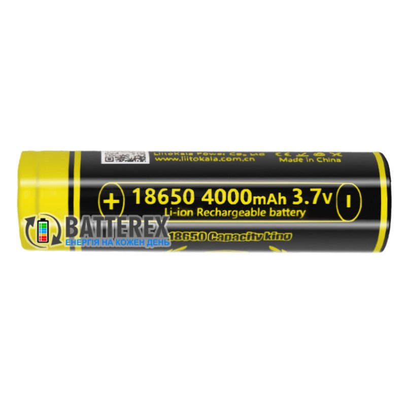 Акумулятор 18650 Liitokala Lii-King4000 4000mah 3.7V 8A, плаский плюс, без захисту, оригінал
