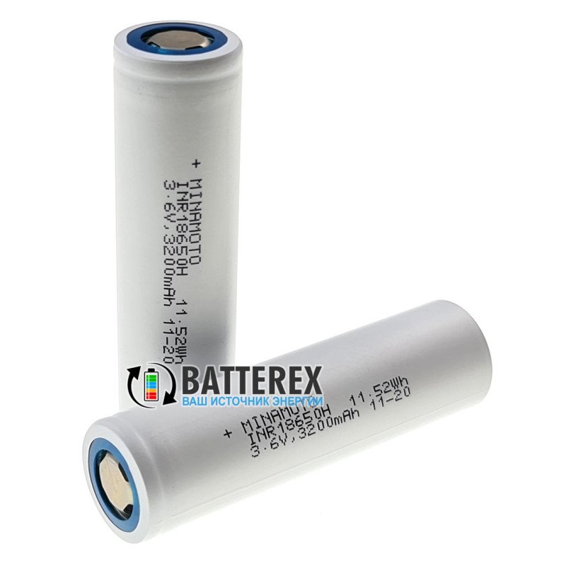 Аккумулятор 18650 Minamoto INR 3200mah 3.7V 6A