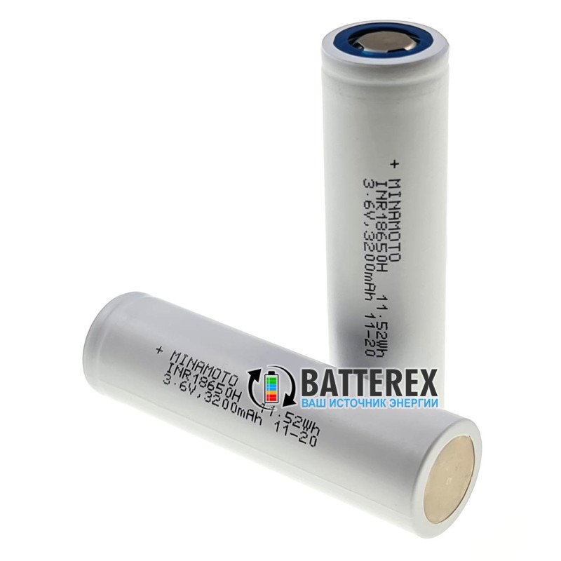 Аккумулятор 18650 Minamoto INR 3200mah 3.7V 6A