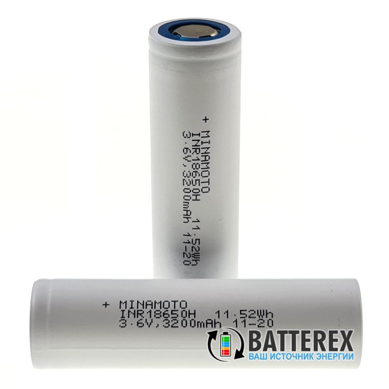 Аккумулятор 18650 Minamoto INR 3200mah 3.7V 6A